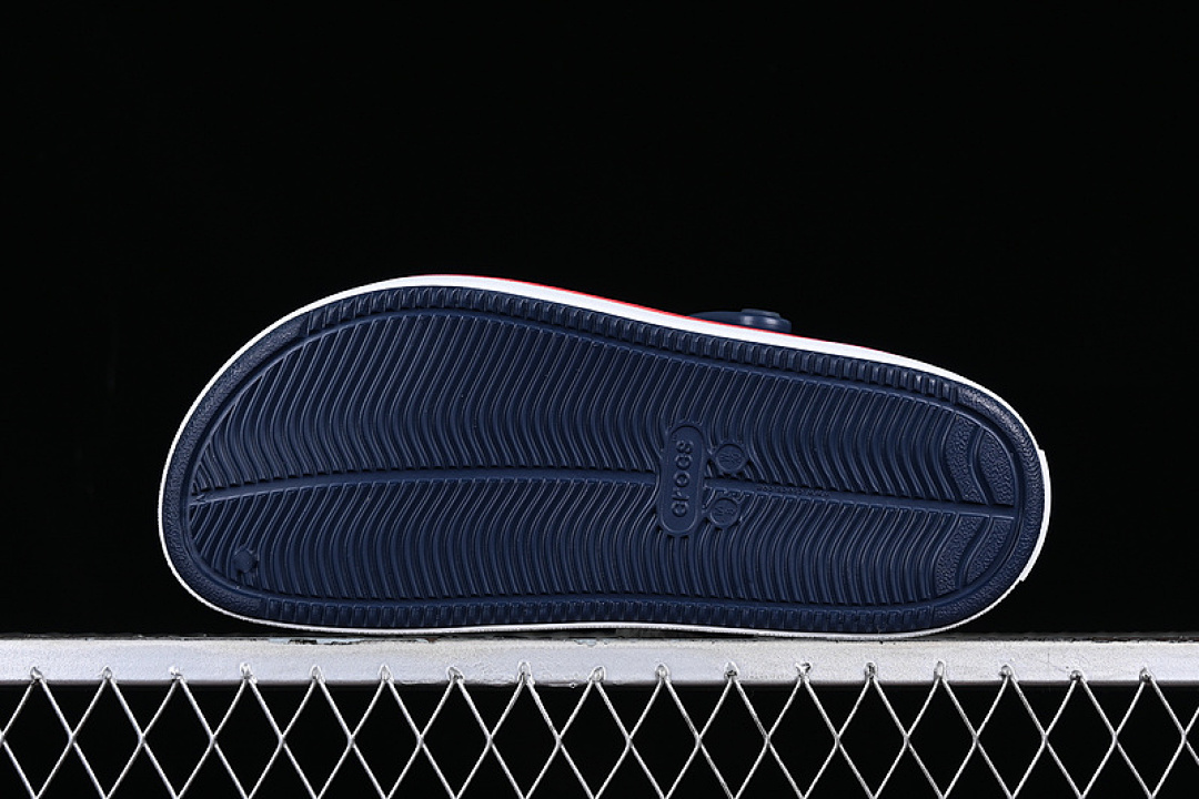 Crocs [CTOCS FLAT HOLE SANDALS BLUE/WHITE]-[WOMAN:34-39]-[MAN:40-46] - Image 8