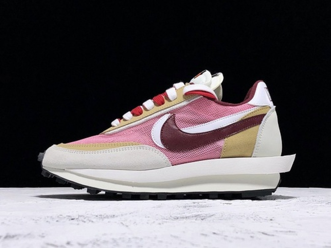 Sacai [71-68-79]-[BV0073-500]-[SACAI X LVD WAFFLE DAYBREAK SWOOSH PINK/GERY/WHITE-RED]-[UNISEX:36-46], photo 1
