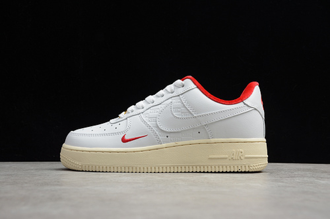 Nike Nike KITH X AIR FORCE 1 LOW TOKYO WHITE/UNIVERSITY RED/METALLIC · CZ7926-100, photo 1