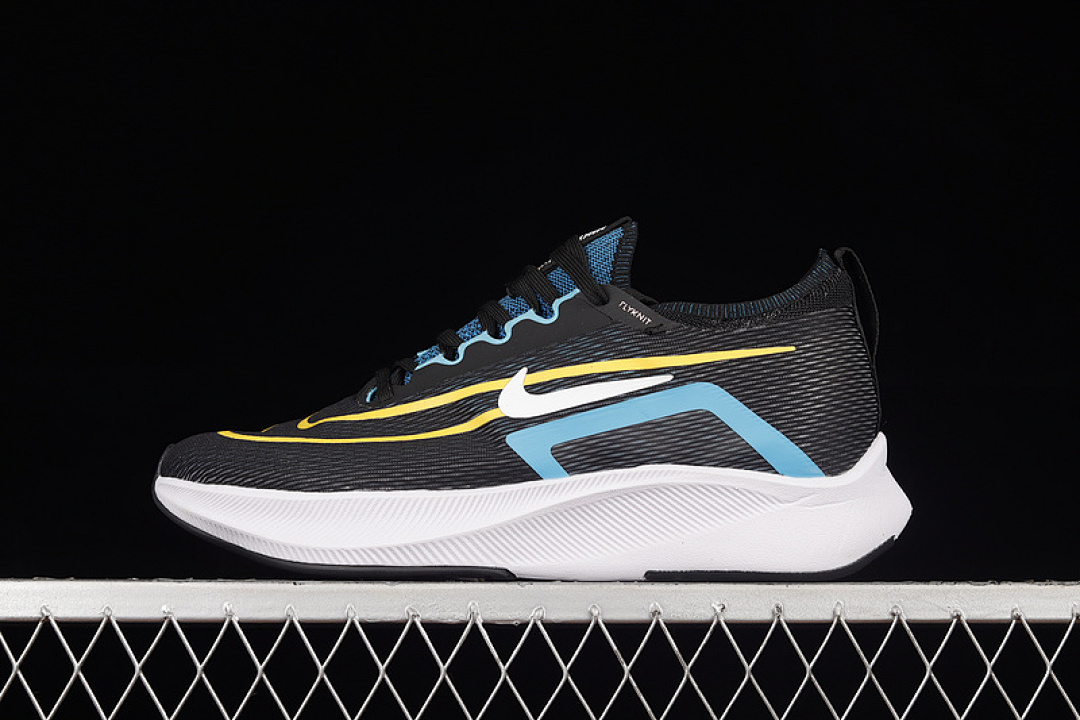 Unbranded [CT2392-003]-[ZOOM FLY 4 BLACK/WHITE/CHLORINE BLUE]-[MAN:39-45], photo 1