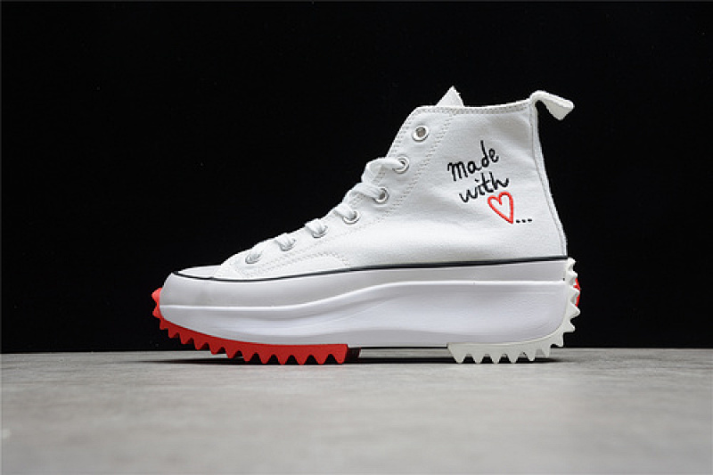 Converse Converse RUN STAR HIKE HIGH MADE WITH LOVE WHITE/BRIGHT POPPY/BLACK · 571874C, photo 1