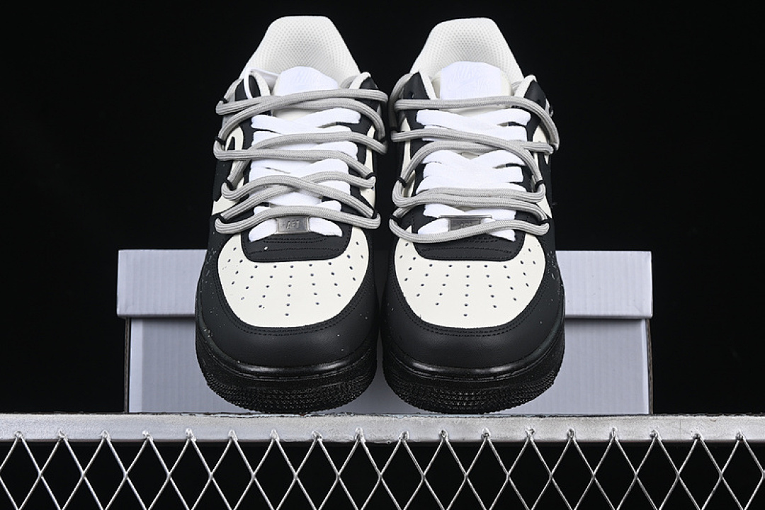 Nike [XV7981-476]-[AIR FORCE 1 07 LOW WHITE/GREY/BLACK]-[WOMAN:36-39]-[MAN:40-45] - Image 13