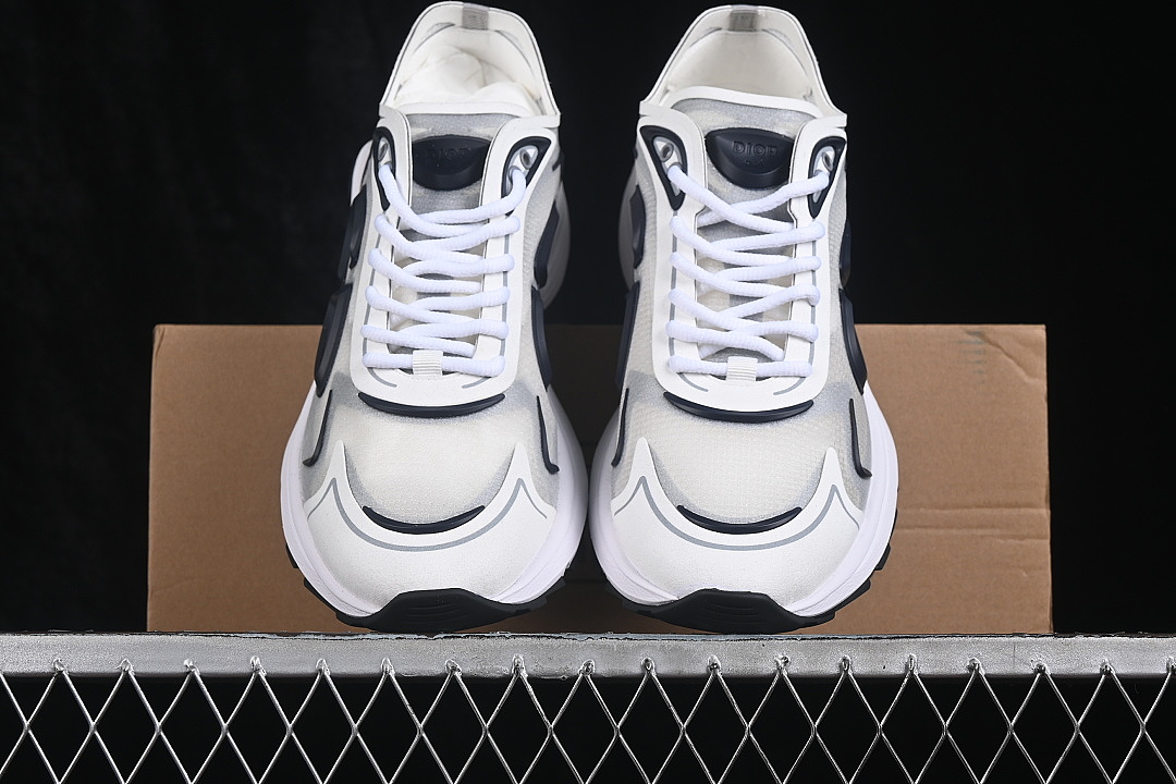 Dior [3SN342ABFH014]-[LOW-TOP CASUAL LIFESTYLE SHOES WHITE/GREY/BLACK]-[WOMAN:38-39]-[MAN:40-47] - Image 13