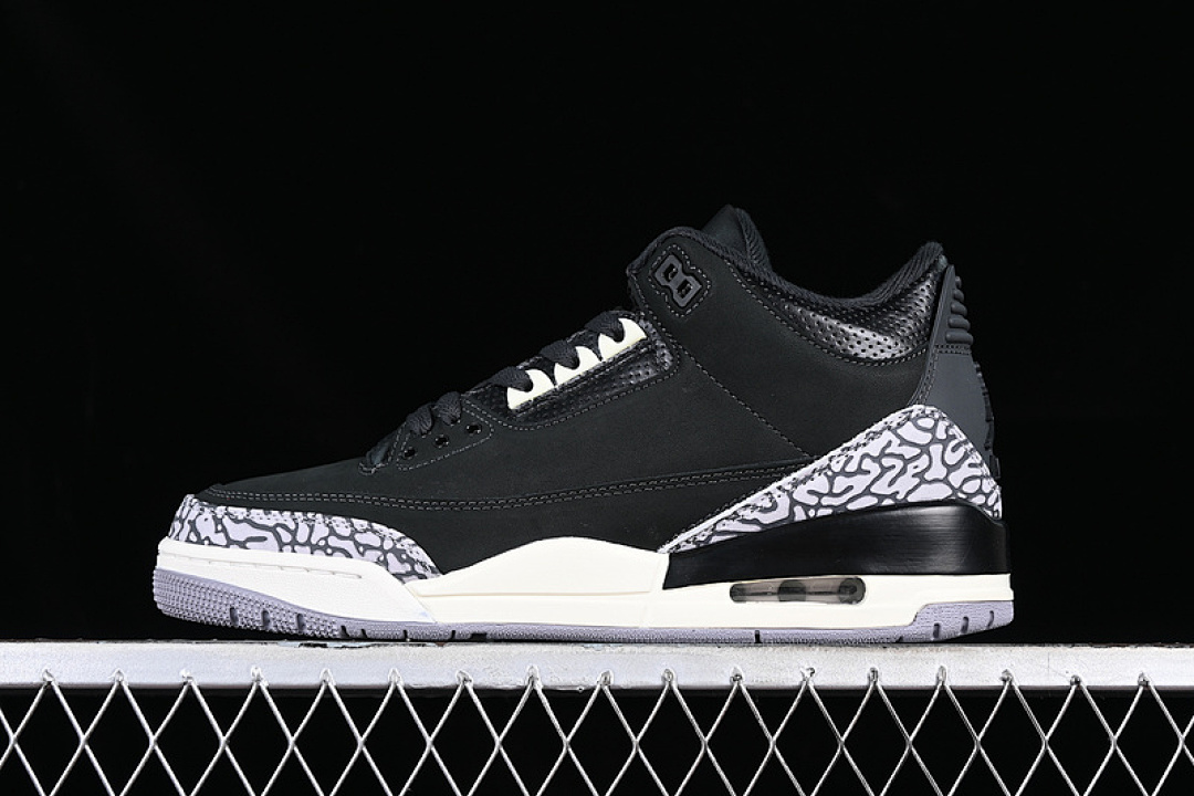 Jordan [CK9246-001]-[AIR JORDAN 3 RETRO OFF NOIR BLACK/GREY/WHITE]-[MAN:40-47.5], photo 1