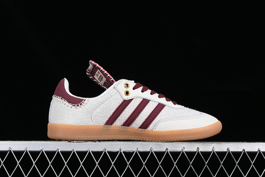 Adidas [IE0586]-[WALES BONNER SAMBA WHITE/GREY/RED/BROWN]-[WOMAN:35-39]-[MAN:40-45] - Image 16