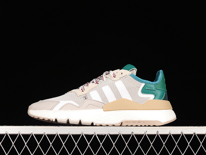 NITE JOGGER BOOST SHOES BEIGE/GREEN/CLOUD WHITE · FW6708, photo 1