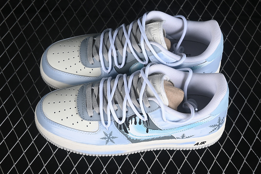 Nike [DO7417-199]-[AIR FORCE 1 07 LOW CASUAL SNEAKERS SKY BLUE/WHITE]-[WOMAN:36-39]-[MAN:40-45] - Image 10