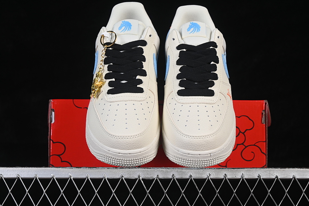 Nike [FV3694-100]-[AIR FORCE 1 07 LOW WHITE/BLUE/ORANGE]-[WOMAN:36-39]-[MAN:40-45] - Image 13