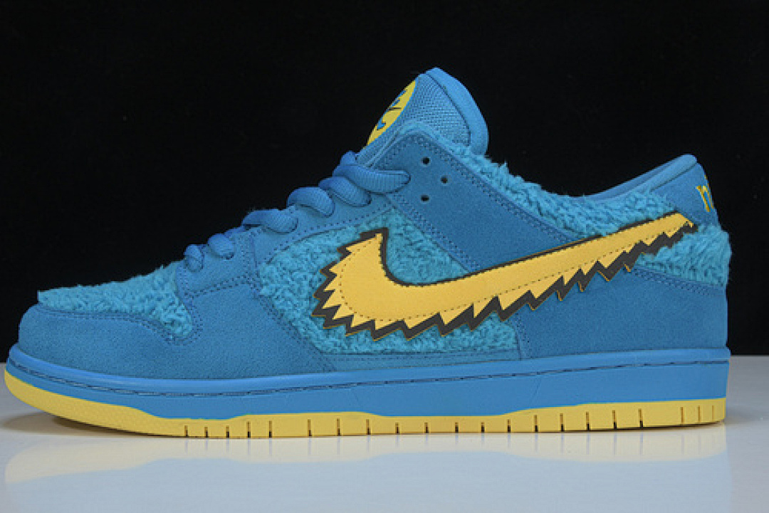 Unbranded [CJ5378-400]-[GRATEFUL DEAD X SB DUNK LOW BLUE BEAR BLUE/YELLOW]-[UNISEX:36-46], photo 1