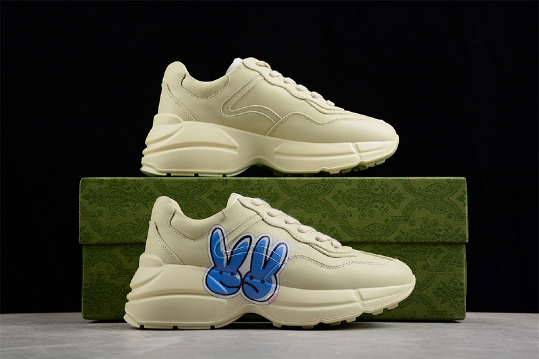On Running [GU*CCI RHYTON VINTAGE TRAINER SNEAKER BEIGE/BEIGE/BLUE]-[WOMAN:35-39]-[MAN:40-44] - Image 15
