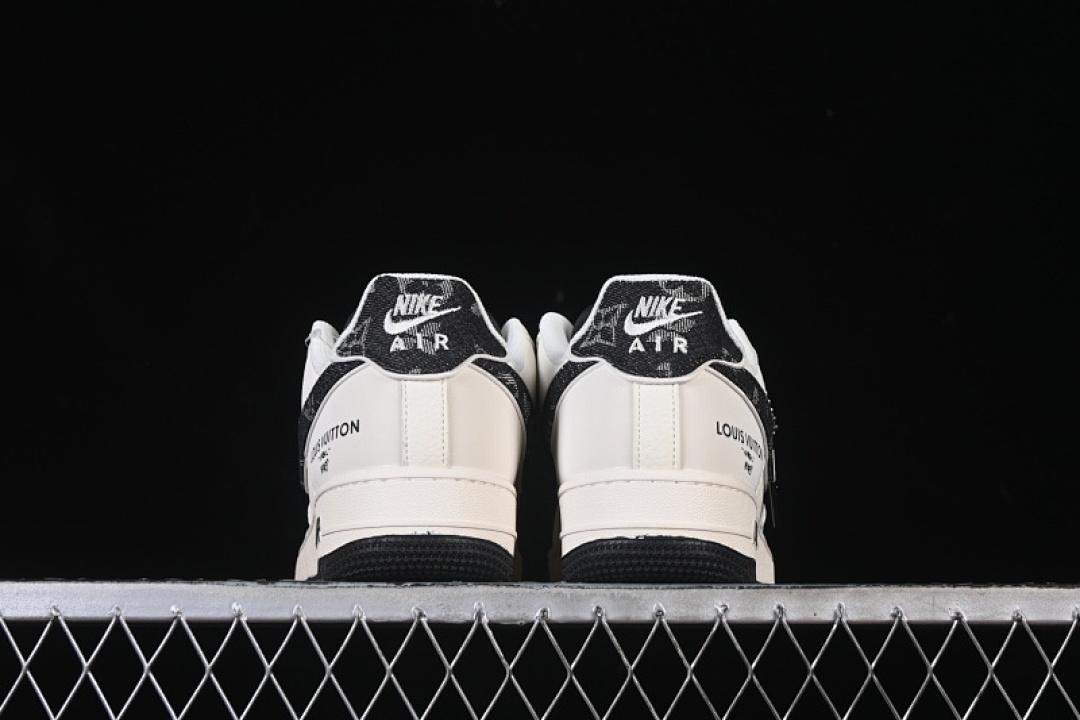 Nike [SM6668-108]-[AIR FORCE 1 07 LOW LV WHITE/GREY/BLACK]-[WOMAN:36-39]-[MAN:40-45] - Image 14