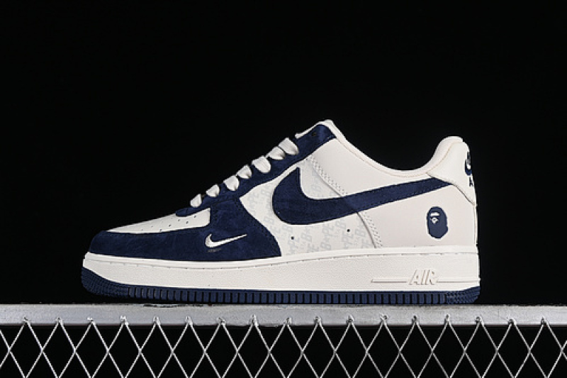 Nike Nike AIR FORCE 1 07 LOW BAPE OFF WHITE/BLUE · BA8806-222, photo 1
