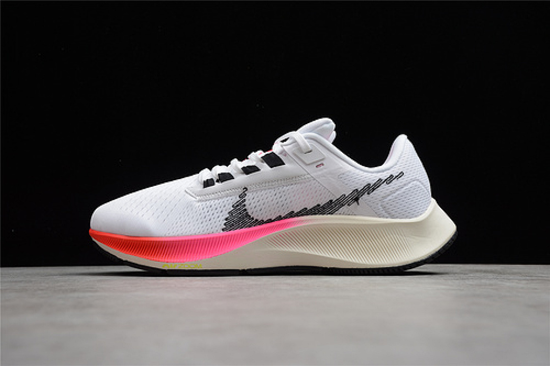 Nike Nike AIR ZOOM PEGASUS 38 RAWDACIOUS WHITE/FOOTBALL GREY/PINK BLAST/BLACK · DJ5397-100, photo 1