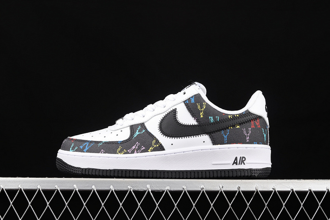 Nike [315122-444]-[AIR FORCE 1 LOW 07 MLB WHITE/BLACK/MULTI-COLOR]-[WOMAN:36-39]-[MAN:40-45], photo 1