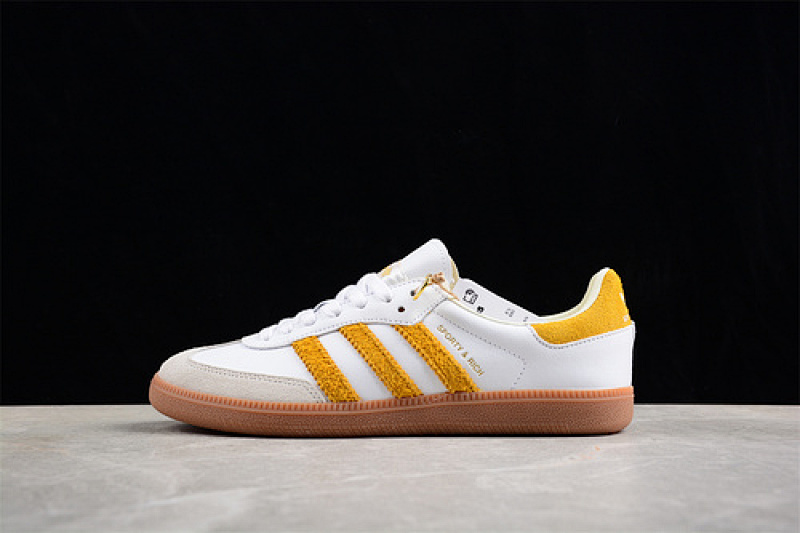 Adidas Adidas SPORTY RICH ORIGINALS SAMBA OG WHITE/YELLOW/BROWN · IF5661, photo 1