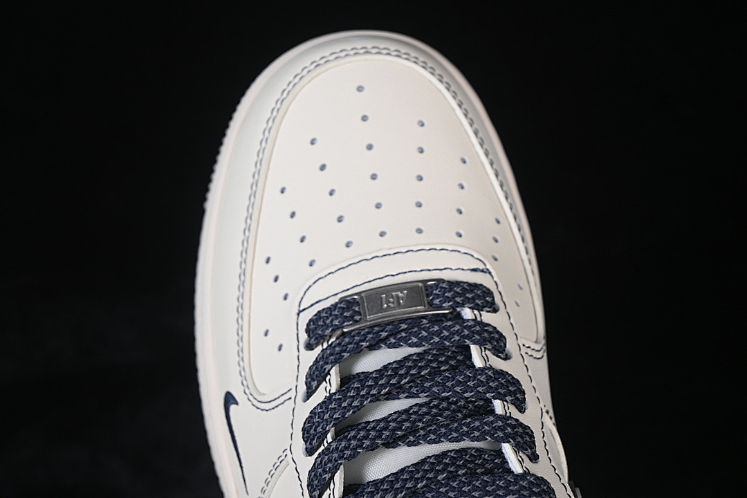 Nike [SM6668-131]-[AIR FORCE 1 07 LOW CASUAL SNEAKERS WHITE/BLACK/WHITE]-[WOMAN:36-39]-[MAN:40-45] - Image 10
