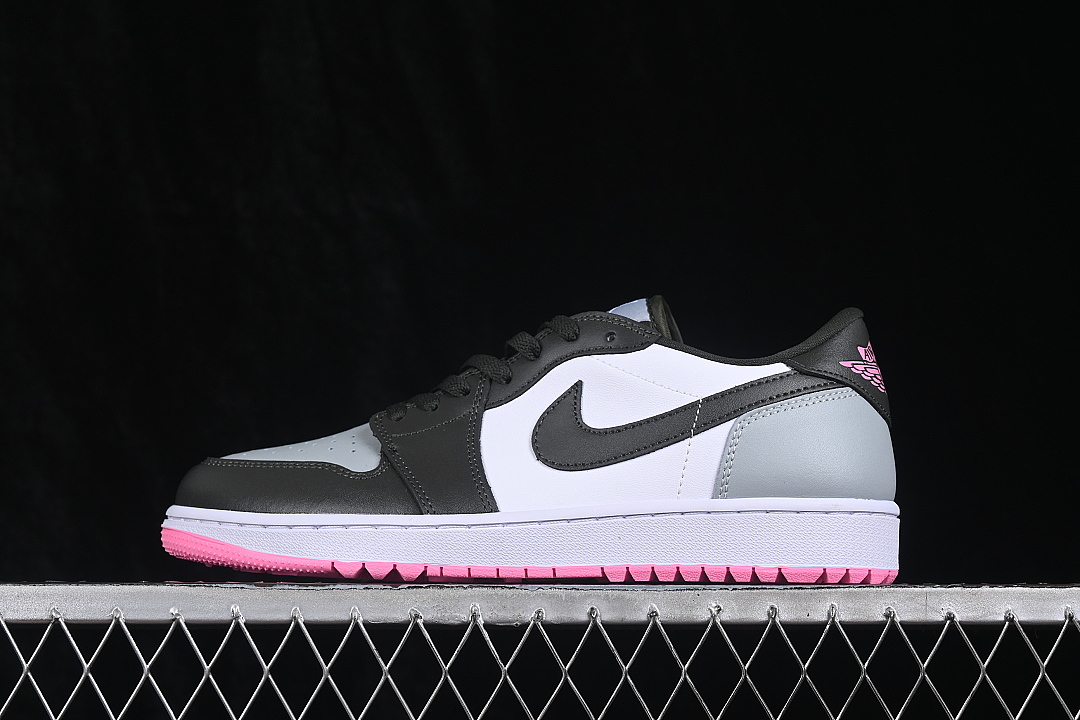 Jordan [DD9315-119]-[JORDAN 1 LOW GOLF WHITE/LIGHT PUMICE/PINK GLOW/SEQUOIA]-[WOMAN:36-39]-[MAN:40-46], photo 1