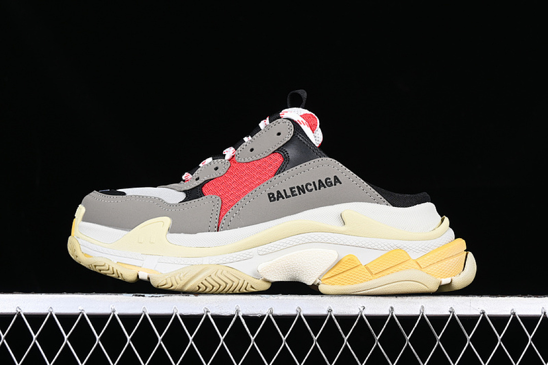 Balenciaga TRIPLE S WHITE/GREY/YELLOW/RED · W3SM14365, photo 1