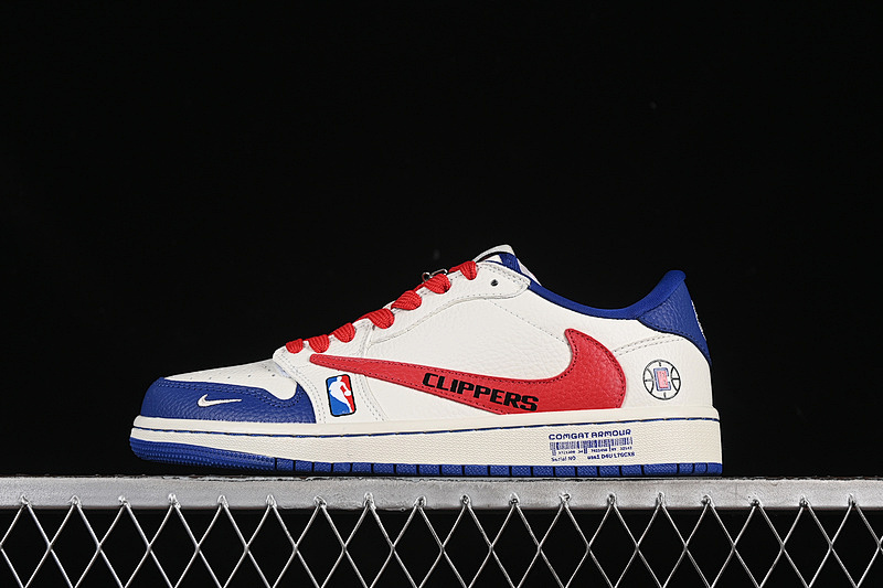 Jordan TRAVIS SCOTT X FRAGMENT DESIGN AIR Jordan 1 LOW OG SP WHITE/RED/BLUE · SC9207-026, photo 1