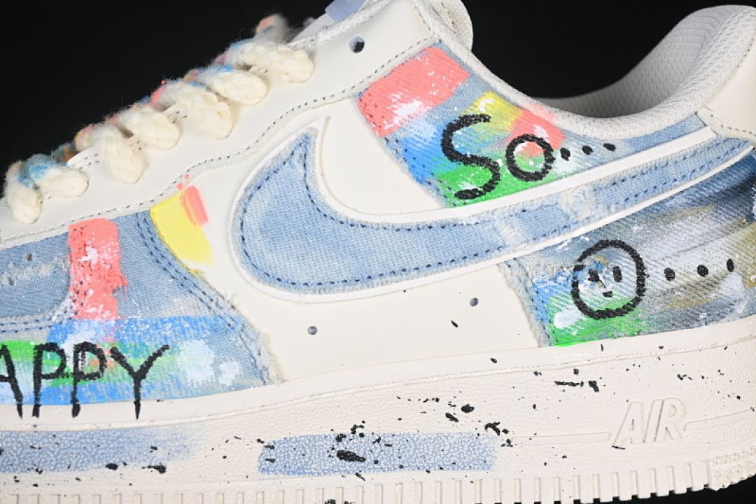 Nike [CW1888-116]-[AIR FORCE 1 07 LOW FANTASY COWBOY WHITE/BLUE]-[WOMAN:36-39]-[MAN:40-45] - Image 8