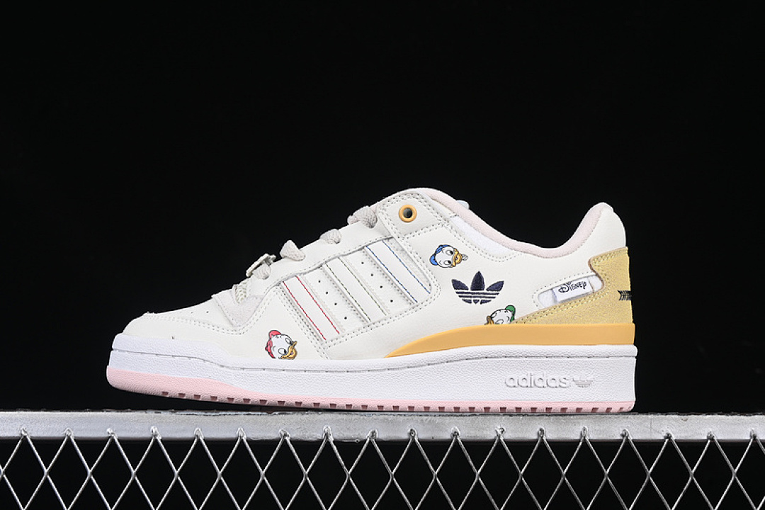 FORUM 84 LOW WHITE/YELLOW/PINK · JR5457, photo 1