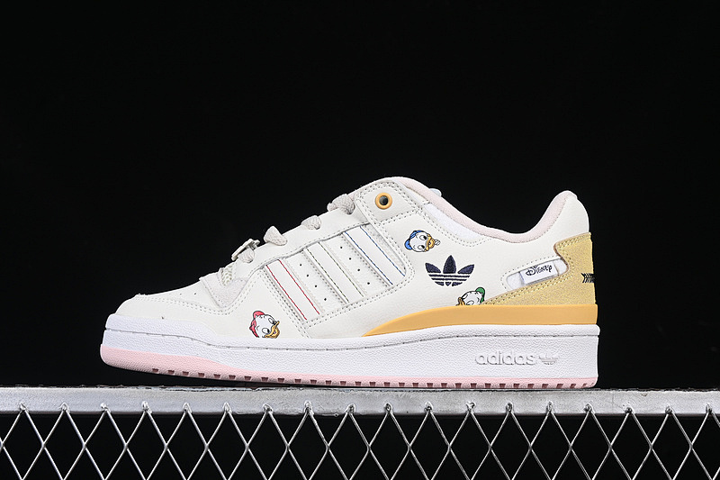 FORUM 84 LOW WHITE/YELLOW/PINK · JR5457, photo 1