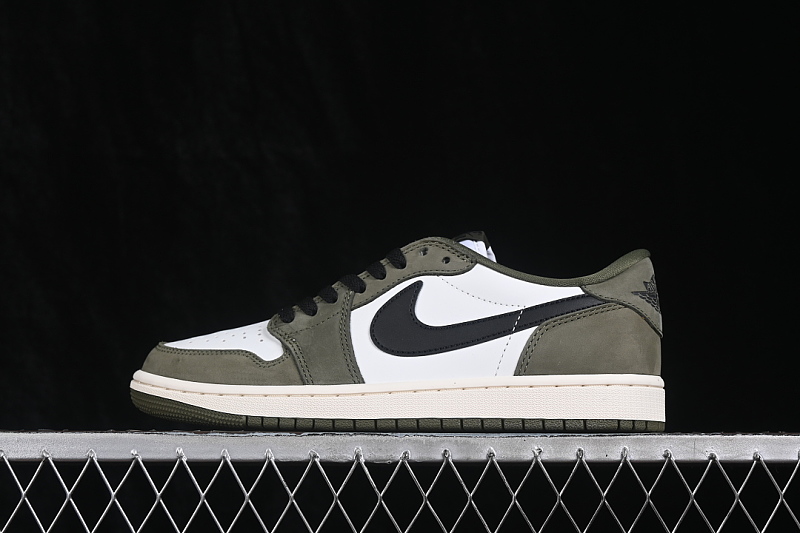 Jordan Jordan 1 RETRO LOW MEDIUM OLIVE/SUMMIT WHITE/SAIL/BLACK · HQ6998-200, photo 1