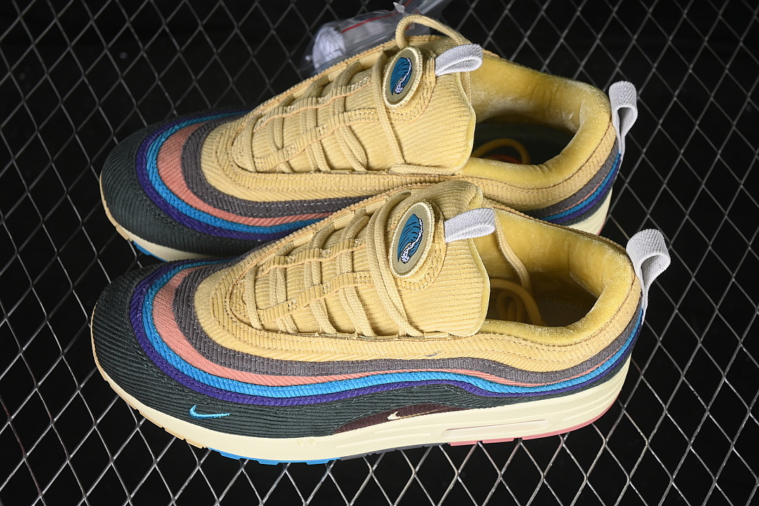 Unbranded [AJ4219-400]-[AIR MAX 97 SEAN WOTHERSPOON YELLOW/BLACK/BLUE]-[WOMAN:36-39]-[MAN:40-45] - Image 10