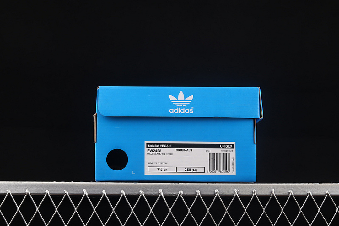 Adidas [FW2428]-[SAMBA VEGAN SHOES CORE BLACK/ORANGE/CLOUD WHITE]-[MAN:39-45] - Image 12
