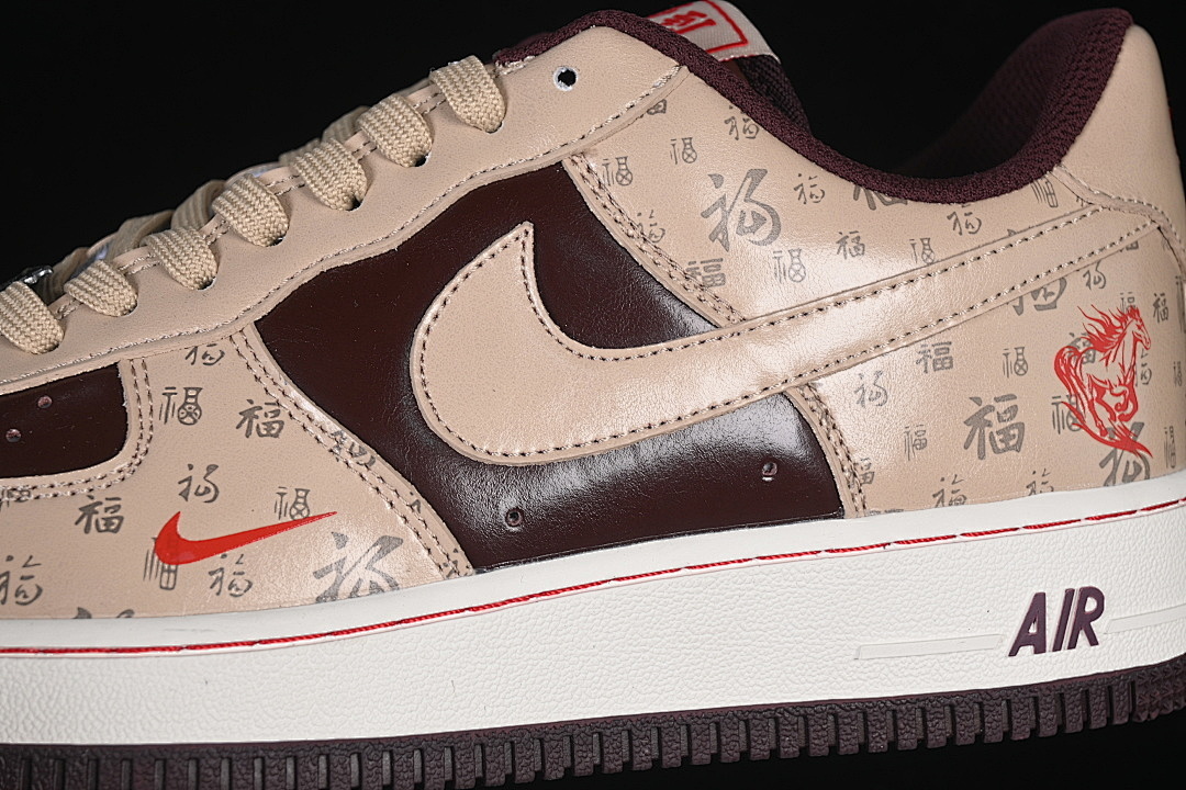 Nike [NH0601-501]-[AIR FORCE 1 07 LOW CASUAL SNEAKERS WHITE/PINK/BLACK]-[WOMAN:36-39]-[MAN:40-45] - Image 7