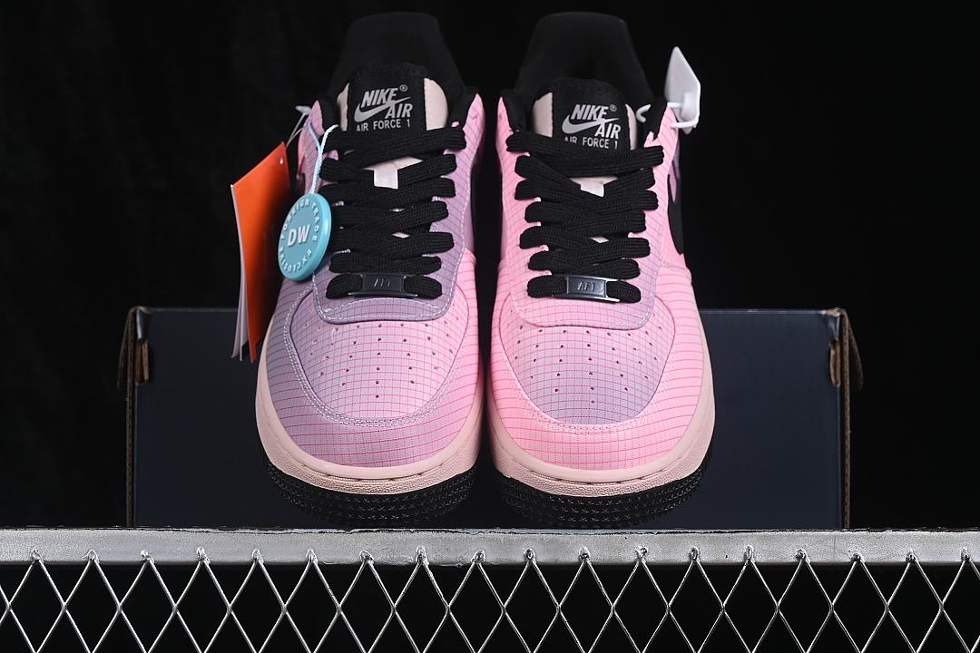 Nike [IH1943-600]-[AIR FORCE 1 07 LOW CASUAL SNEAKERS LIGHT PINK/BLACK]-[WOMAN:36-39]-[MAN:40-45] - Image 12