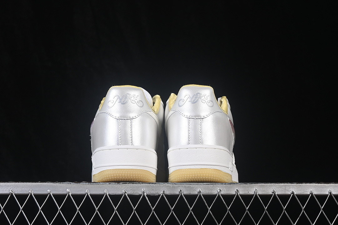 Nike [IR8218-118]-[AIR FORCE 1 07 LOW CASUAL SNEAKERS SILVER/SILVER]-[WOMAN:35.5-39]-[MAN:40-45] - Image 14