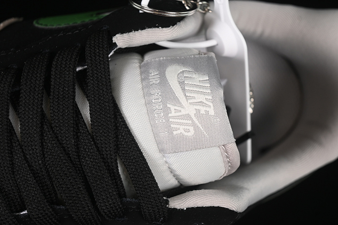 Nike [KK1988-074]-[AIR FORCE 1 07 LOW WHITE/GREY/BLACK/GREEN]-[WOMAN:36-39]-[MAN:40-45] - Image 9