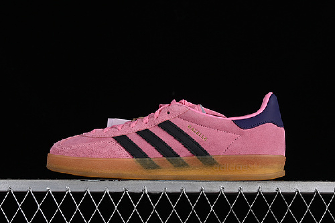 Purple [IE7002]-[ORIGINALS GAZELLE INDOOR BLISS PINK/CORE BLACK/COLLEGIATE PURPLE]-[UNISEX:36-47], photo 1