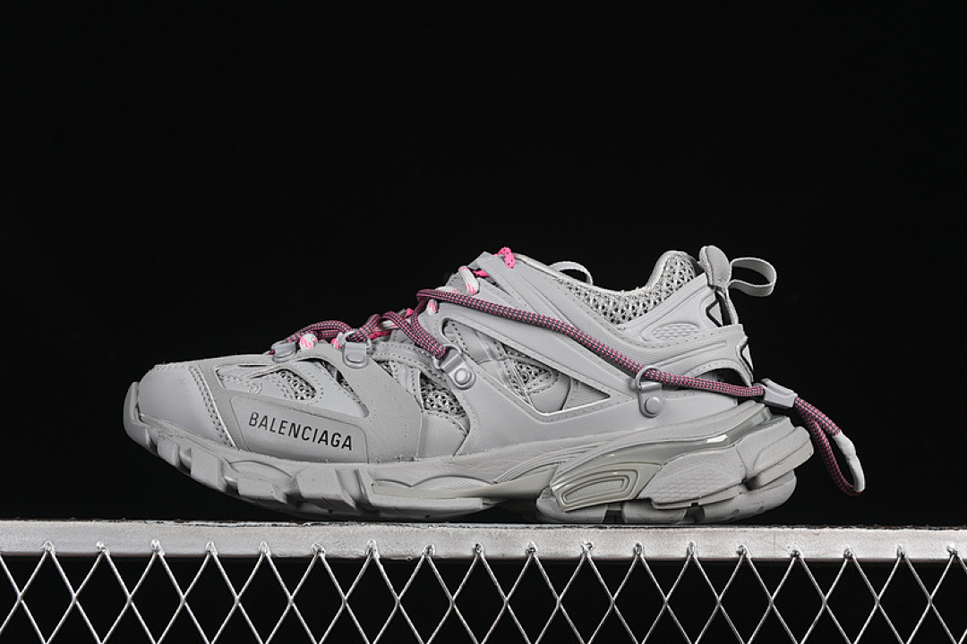 Balenciaga Balenciaga TRACK SNEAKER TESS S.GOMMA RES BI ALV/TIS EFF NUBUK/TIS E GREY/PINK · WTRHK1013, photo 1