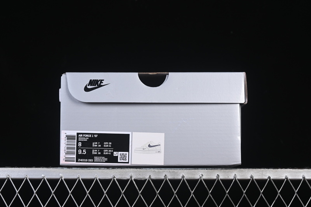 Nike [ZH0316-093]-[AIR FORCE 1 07 LOW WHITE/BLACK/YELLOW]-[WOMAN:36-39]-[MAN:40-45] - Image 12
