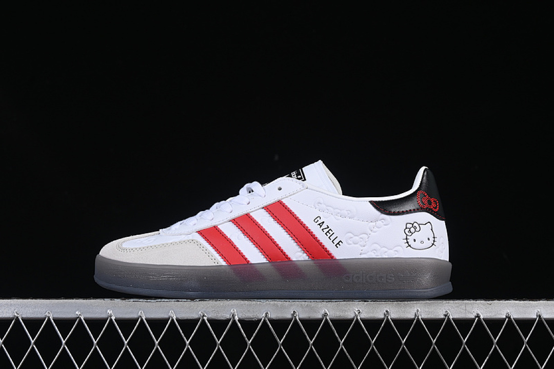 Adidas ORIGINALS GAZELLE INDOOR CLOUD WHITE/RED/CORE BLACK · II0013, photo 1