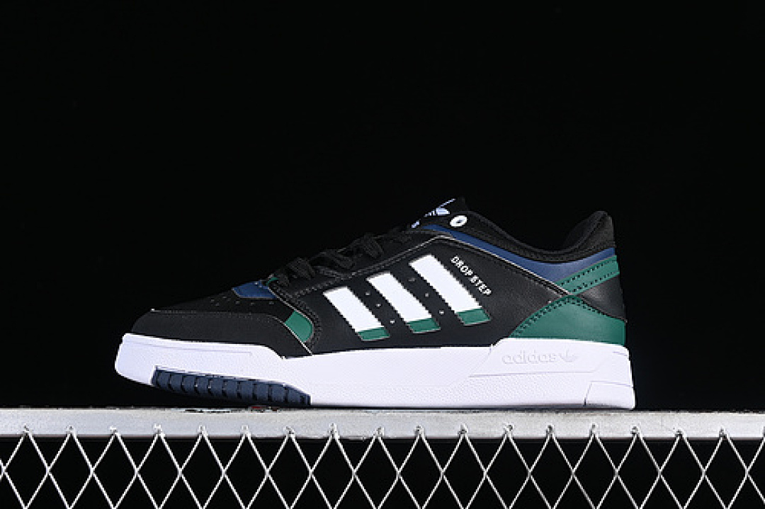 Unbranded [GW9731]-[ORIGINALS DROP STEP LOW WHITE/BLACK/GREEN]-[WOMAN:36-39]-[MAN:40-44], photo 1