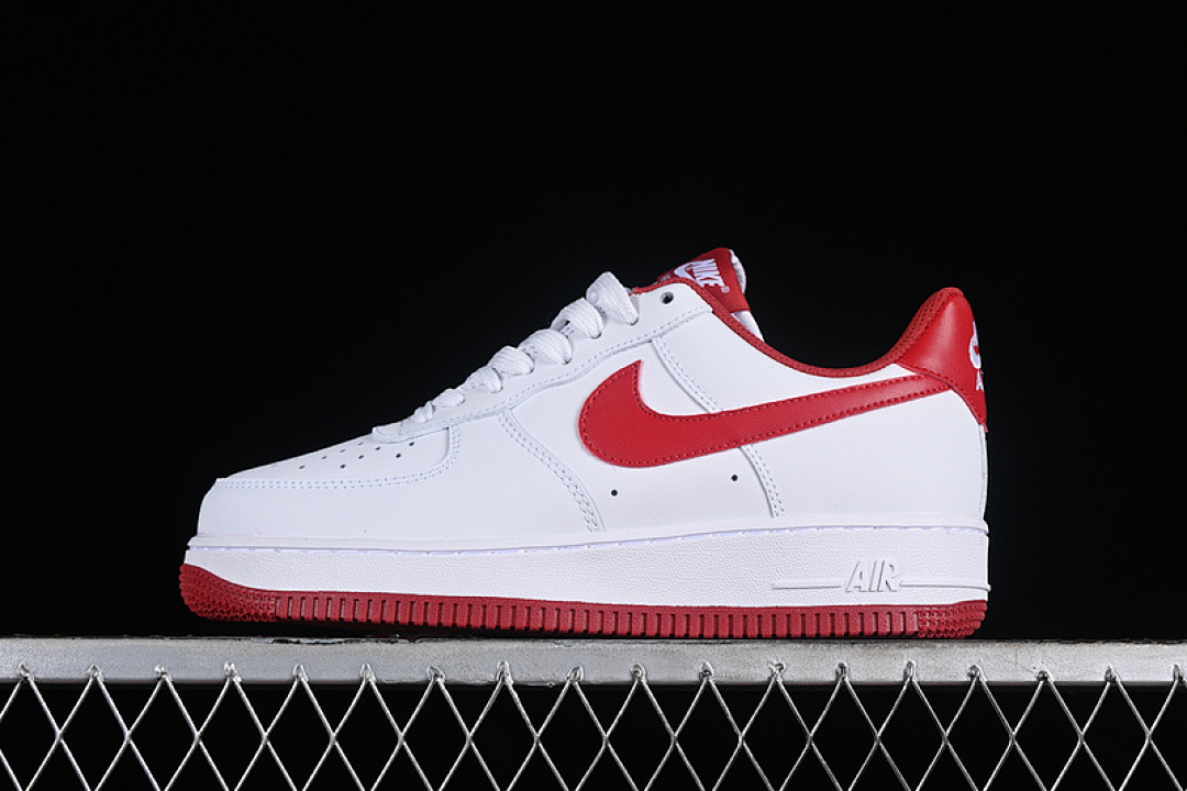 Nike [FV5948-105]-[AIR FORCE 1 07 LOW WHITE/RED]-[WOMAN:36-39]-[MAN:40-45], photo 1