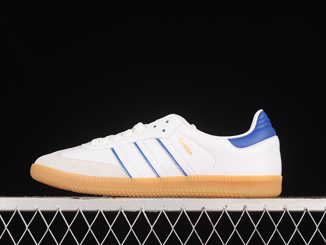 Adidas Adidas SAMBA SHOES CLOUD WHITE/LUCID BLUE/GUM · IG2339, photo 1