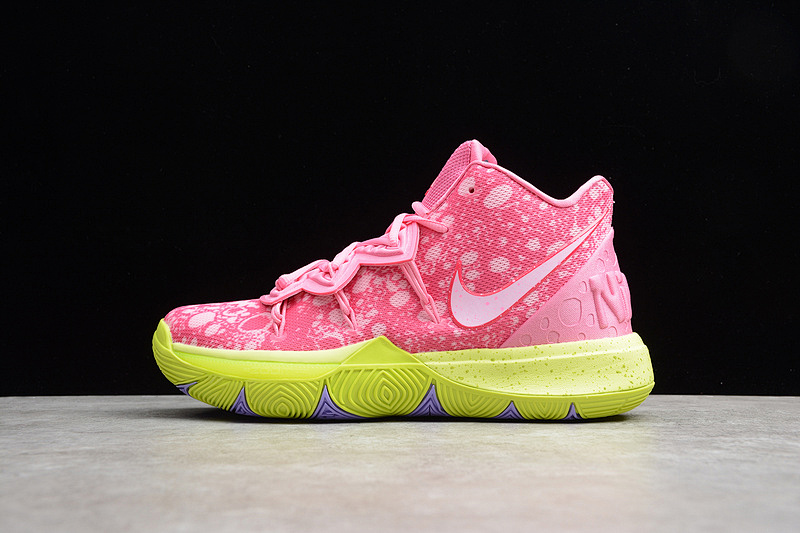 KYRIE 5 SPONGEBOB PATRICK LOTUS PINK/UNIVERSITY RED · CJ6951-600, photo 1