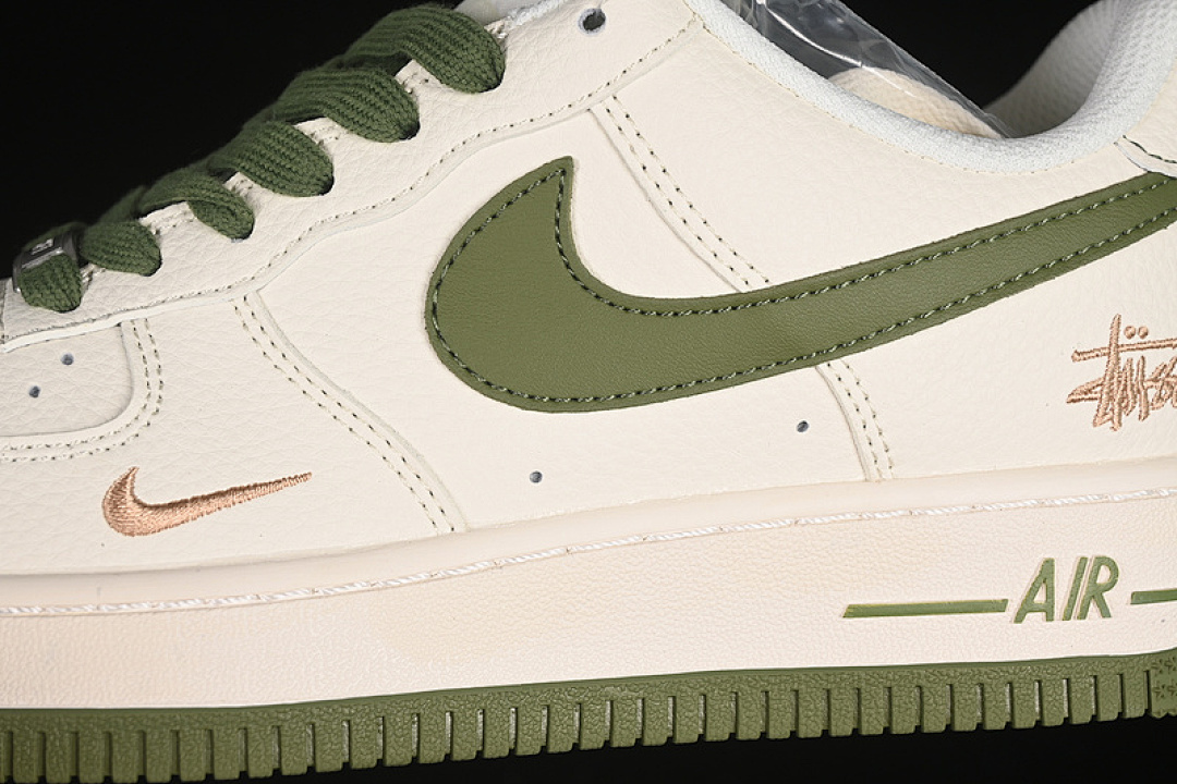 Nike [XX3168-151]-[AIR FORCE 1 07 LOW GREEN/GOLD/WHITE]-[WOMAN:36-39]-[MAN:40-45] - Image 8