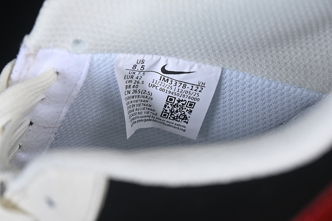 Nike [IM3378-122]-[AIR FORCE 1 07 LOW WHITE/BLACK/RED]-[WOMAN:36-39]-[MAN:40-45] - Image 6