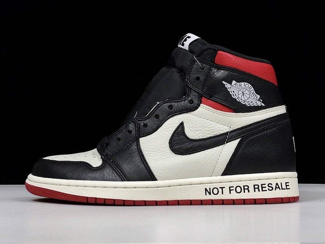 Jordan AIR Jordan 1 RETRO HIGH NOT FOR RESALE VARSITY RED/BLACK · 861428-106, photo 1