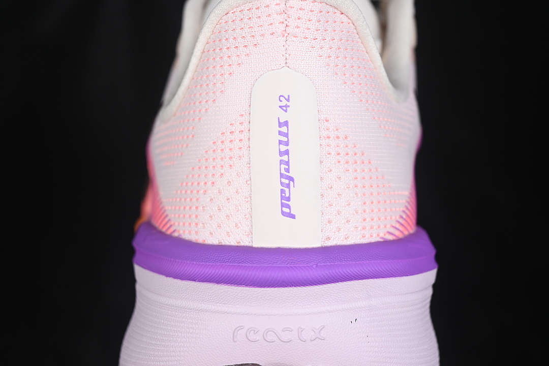 Nike [IB1881-113]-[AIR ZOOM PEGASUS 42 CHALK/ORANGE PULSE/VIOLET/TATTOO]-[WOMAN:36-39]-[MAN:40-42] - Image 7