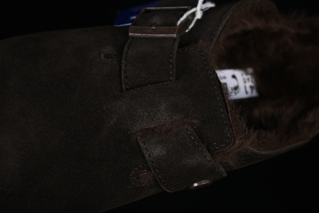 Birkenstock [BIRKENSTOCK AUTUMN AND WINTER FLEECE COLLECTION MOCHA BROWN/COFFEE]-[WOMAN:35-39]-[MAN:40-45] - Image 6