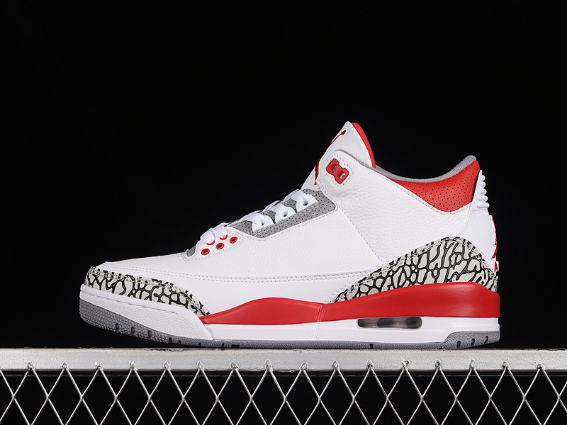 Jordan AIR Jordan 3 RETRO 2022 WHITE/FIRE RED/CEMENT GREY/BLACK · DN3707-160, photo 1
