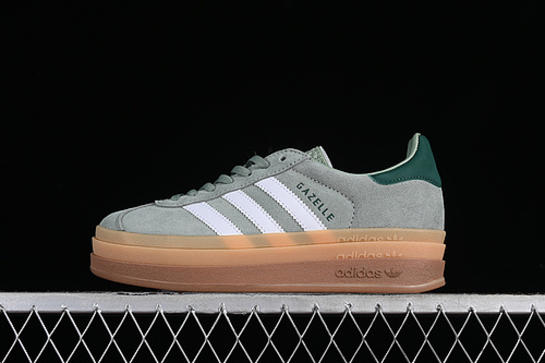 Adidas ORIGINALS GAZELLE BOLD SILVER GREEN/CLOUD WHITE/COLLEGIATE GREEN · ID6998, photo 1