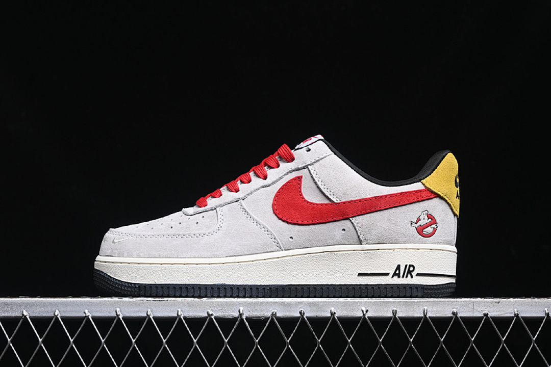 Nike [KK1988-020]-[AIR FORCE 1 07 LOW GREY/RED/YELLOW]-[WOMAN:36-39]-[MAN:40-45], photo 1