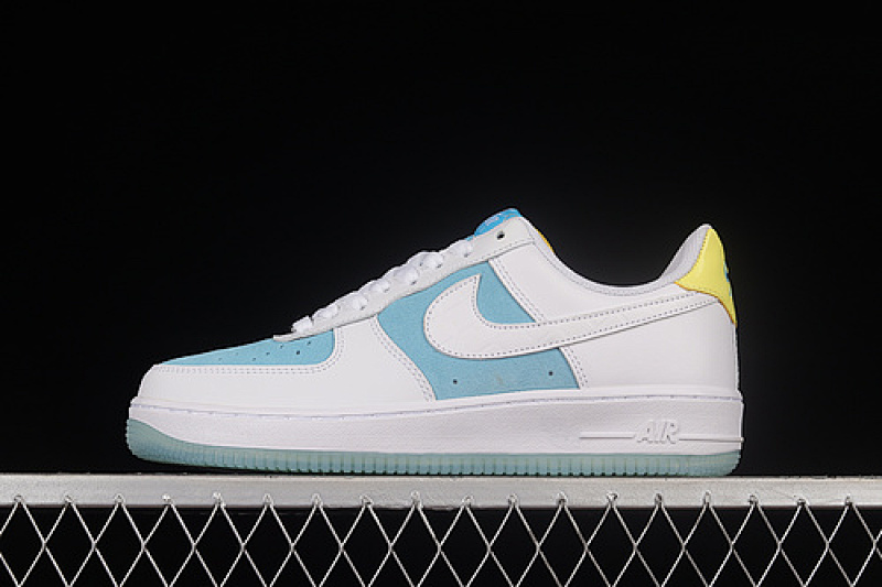 Nike Nike AIR FORCE 1 07 LOW WHITE/WHITE/LIGHT BLUE · AA7687-400, photo 1